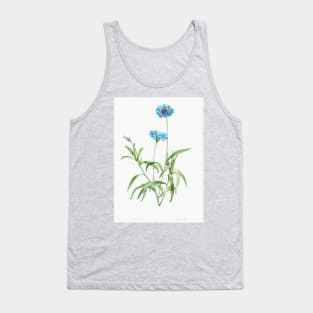 Cornflower - Botanical Illustration Tank Top